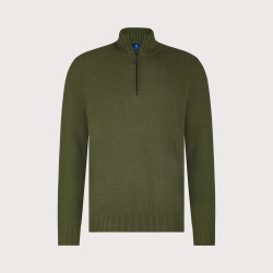 PULL HALF ZIP BLUE INDUSTRY.