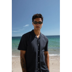 CHEMISE MANCHES COURTES BLEND.