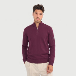 PULL HALF ZIP BLUE INDUSTRY.